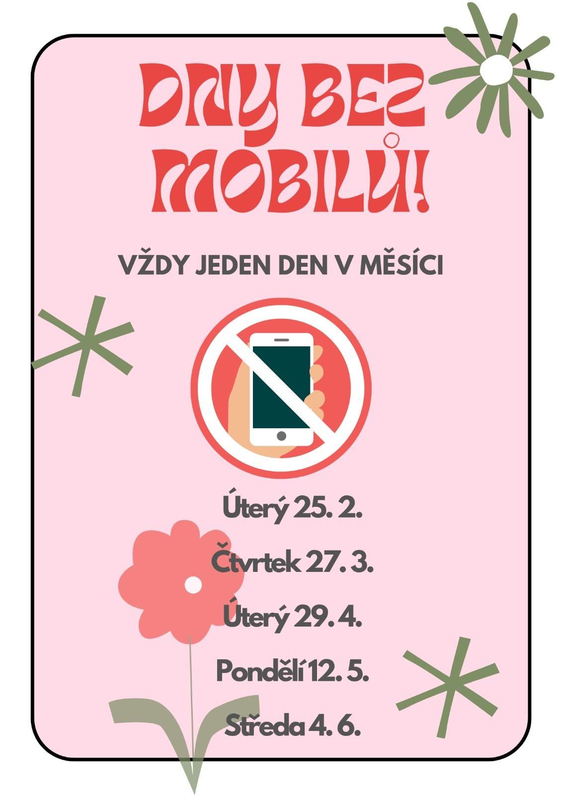 Den bez mobilů (data)